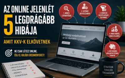 Az online jelenlét 5 legdrágább hibája, amit KKV-k elkövetnek